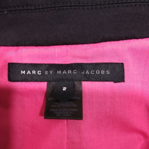 Marc Marc Jacob's Cotton 3/4 Sleeve Cotton Blend Casual Blazer- Sz. 2 - Picture 2 of 10